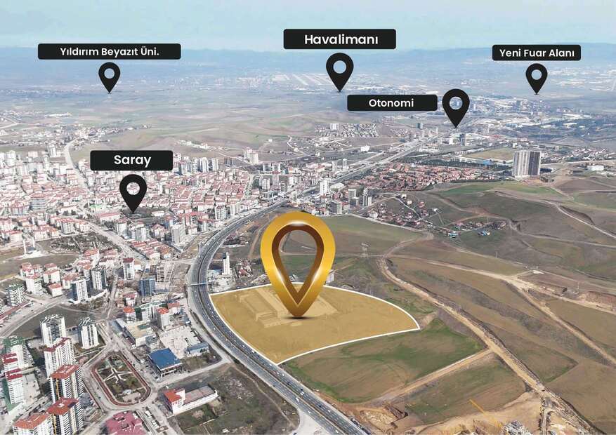 Ankaport Saray Konum Haritası