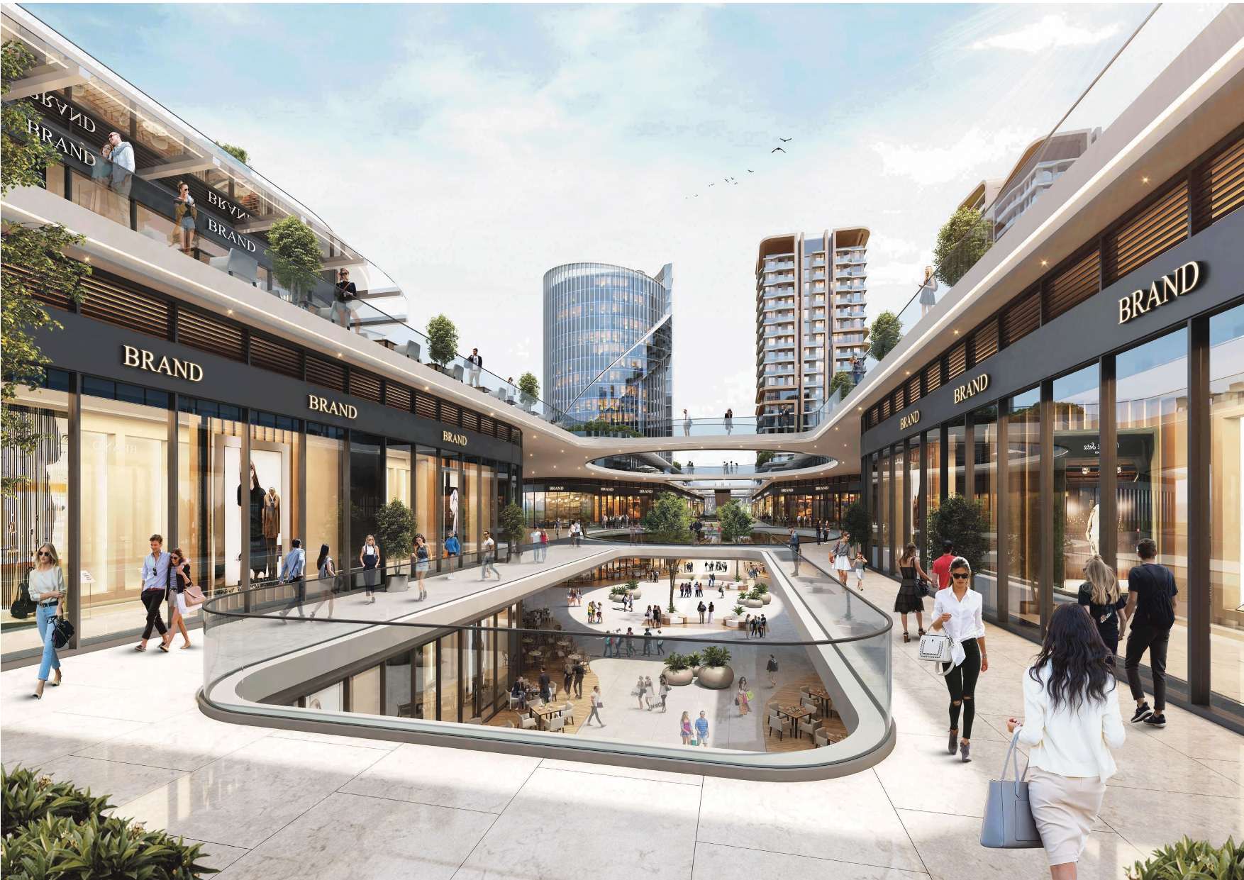 AnkaPort Saray Cadde Dükkanları ve AVM